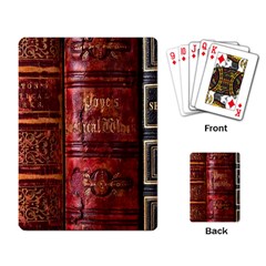 Books Old Playing Cards Single Design (Rectangle)