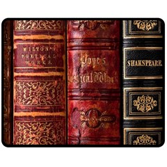 Books Old Fleece Blanket (Medium)