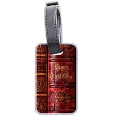 Books Old Luggage Tag (two sides)