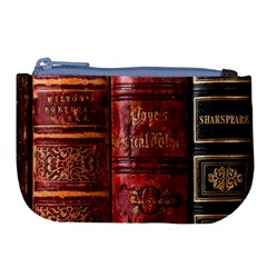 Books Old Large Coin Purse