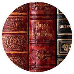 Books Old Round Trivet