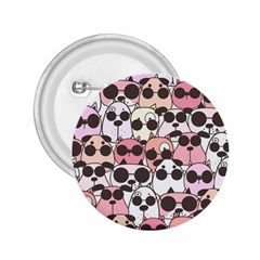 Cute Dog Seamless Pattern Background 2 25  Buttons by Grandong