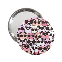 Cute Dog Seamless Pattern Background 2 25  Handbag Mirrors by Grandong