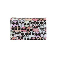 Cute Dog Seamless Pattern Background Cosmetic Bag (small) by Grandong