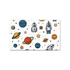 Set Cartoon Symbol Pattern Sticker Rectangular (10 Pack)