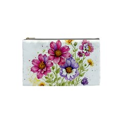 Flourish Colours Invitation Cosmetic Bag (small) by Bedest