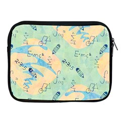 Background School Doodles Graphic Apple iPad 2/3/4 Zipper Cases