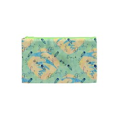 Background School Doodles Graphic Cosmetic Bag (xs)