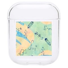 Background School Doodles Graphic Hard Pc Airpods 1/2 Case by Bedest