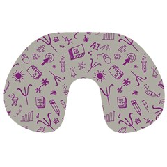 Abstract Design Background Pattern Travel Neck Pillow