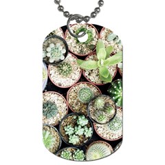 Cactus Nature Plant Desert Dog Tag (two Sides) by Bedest