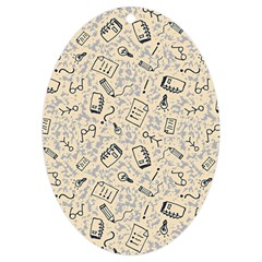 Graphic Decor Backdrop Uv Print Acrylic Ornament Oval by Bedest