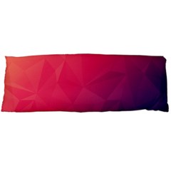 Color Triangle Geometric Textured Body Pillow Case (dakimakura) by Grandong