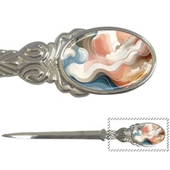 Abstract Pastel Waves Organic Letter Opener