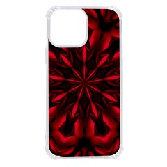Kaleidoscope Template Red Abstract Iphone 13 Pro Max Tpu Uv Print Case by Grandong