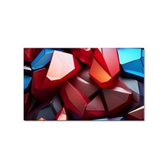 Jewelry Gemstones Sticker Rectangular (100 Pack)