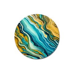 Painting Liquid Water Magnet 3  (round)