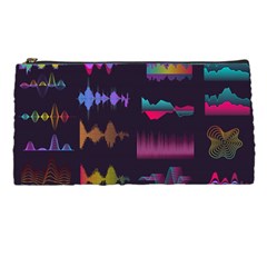 Colorful Sound Wave Set Pencil Case