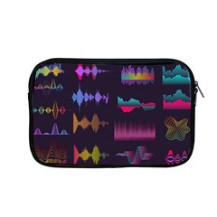 Colorful Sound Wave Set Apple Macbook Pro 13  Zipper Case by Bedest