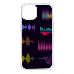 Colorful Sound Wave Set Iphone 14 Tpu Uv Print Case by Bedest