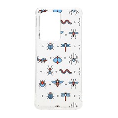 Insects Icons Square Seamless Pattern Samsung Galaxy S20 Ultra 6 9 Inch Tpu Uv Case by Bedest