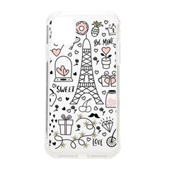 Big Collection With Hand Drawn Objects Valentines Day Iphone 11 Tpu Uv Print Case by Bedest