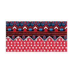American Indian Pattern Vintage Indian Red Yoga Workout Headband by CoolDesigns