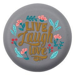 Gray Live Laugh Love Dento Box With Mirror by CoolDesigns