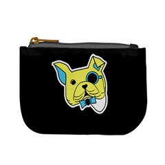 Black Adorable Cartoon Dog Print Coin Purse Change Cash Bag