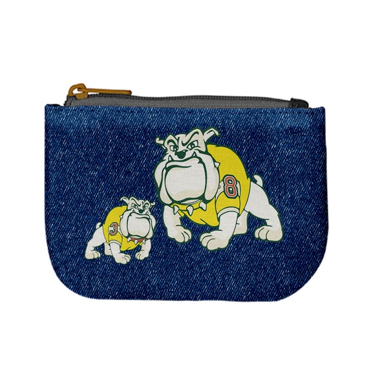 Dogs Pet Navy Blue Pattern Cute Coin Purse