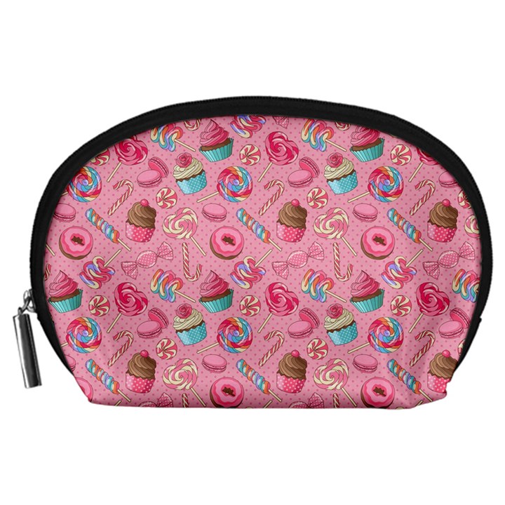 Hot Pink Yummy Sweet Lollipop Cupcake Donut Accessory Pouch