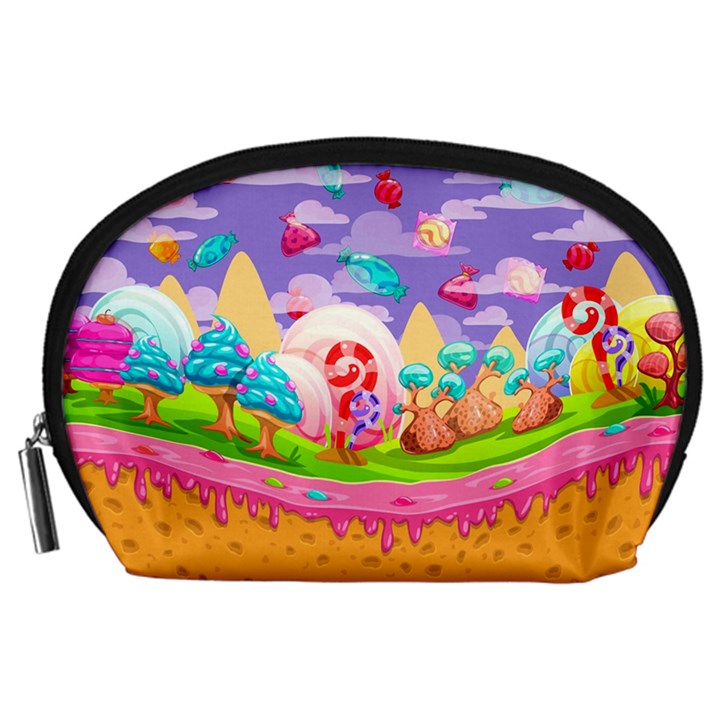 Candyland Blue Violet Candy Accessory Pouch