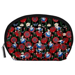 Alice Roses Black & Red Accessory Pouch by CoolDesigns
