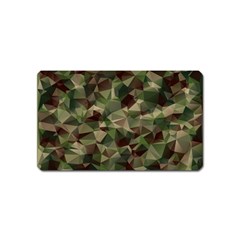 Abstract Vector Military Camouflage Background Magnet (name Card)