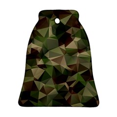 Abstract Vector Military Camouflage Background Bell Ornament (two Sides) by Bedest