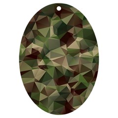 Abstract Vector Military Camouflage Background Uv Print Acrylic Ornament Oval by Bedest