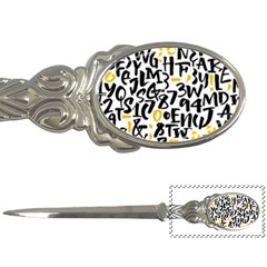 Letters Pattern Letter Opener by Bedest