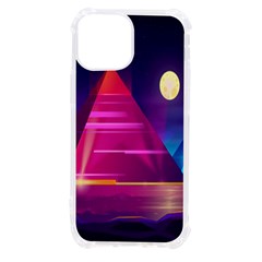 Egyptian Pyramids Night Landscape Cartoon Art Iphone 13 Mini Tpu Uv Print Case