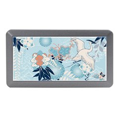 Crane Pattern Bird Animal Nature Memory Card Reader (mini) by Bedest
