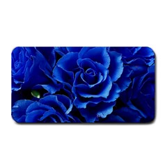 Blue Roses Flowers Plant Romance Blossom Bloom Nature Flora Petals Medium Bar Mat by Bedest