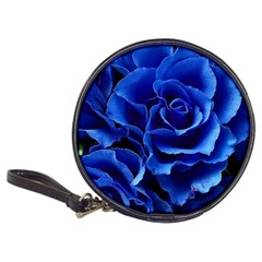 Blue Roses Flowers Plant Romance Blossom Bloom Nature Flora Petals Classic 20-cd Wallets by Bedest