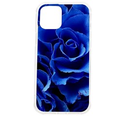 Blue Roses Flowers Plant Romance Blossom Bloom Nature Flora Petals Iphone 12 Pro Max Tpu Uv Print Case by Bedest