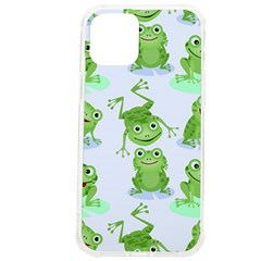 Cute Green Frogs Seamless Pattern Iphone 12 Pro Max Tpu Uv Print Case