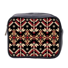 Vector Illustration Of Ukrainian Folk Seamless Pattern Ethnic Ornament Border Element Traditional Mini Toiletries Bag (two Sides) by Bedest