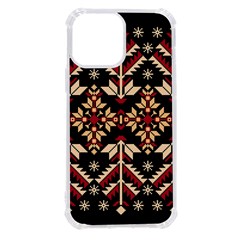 Vector Illustration Of Ukrainian Folk Seamless Pattern Ethnic Ornament Border Element Traditional Iphone 13 Pro Max Tpu Uv Print Case by Bedest