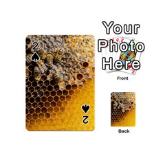 Honeycomb With Bees Playing Cards 54 Designs (mini) by Bedest