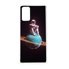 Stuck On Saturn Astronaut Planet Space Samsung Galaxy Note 20 Tpu Uv Case by Cendanart