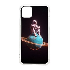Stuck On Saturn Astronaut Planet Space Iphone 11 Pro Max 6 5 Inch Tpu Uv Print Case by Cendanart