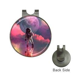 Aesthetic Astronautics Atmosphere Blue Clouds Cosmos Fantasy Galaxy Hat Clips With Golf Markers