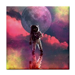 Aesthetic Astronautics Atmosphere Blue Clouds Cosmos Fantasy Galaxy Face Towel